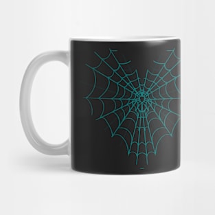 Spider Web Heart V21 Mug